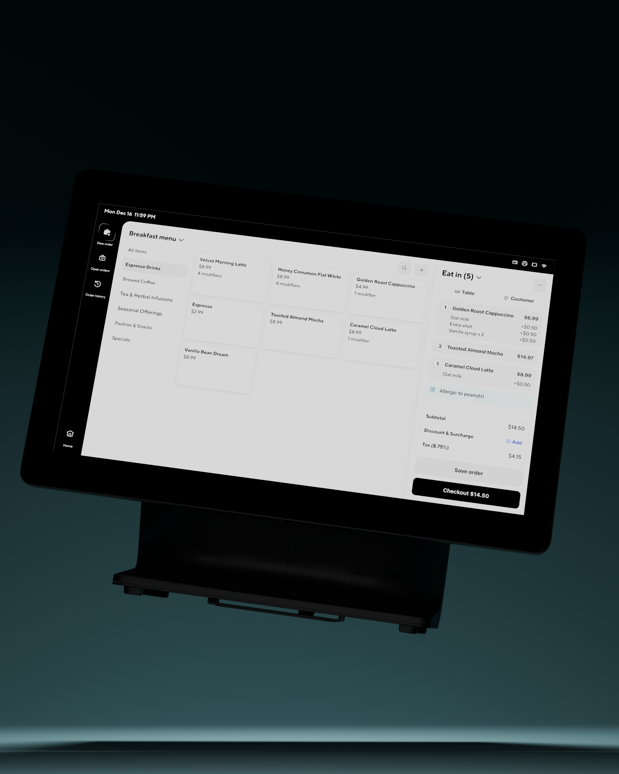 DoorDash POS art direction — Blender render 8